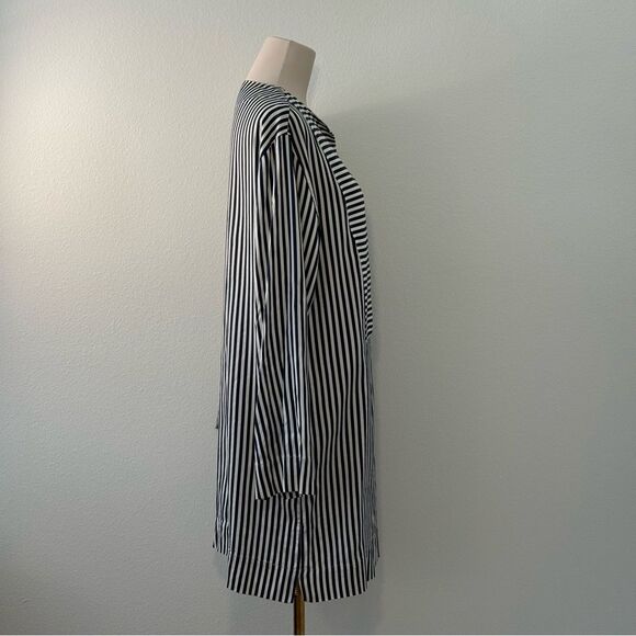 Piazza Sempione Dress Blue White Stripes Nautical Women’s Size 4 / IT 36 - Picture 5 of 11